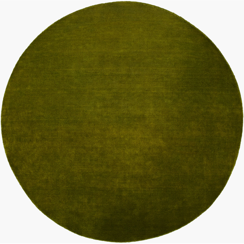 Tapis en laine tissé à la main Clio, Rond 8 pi