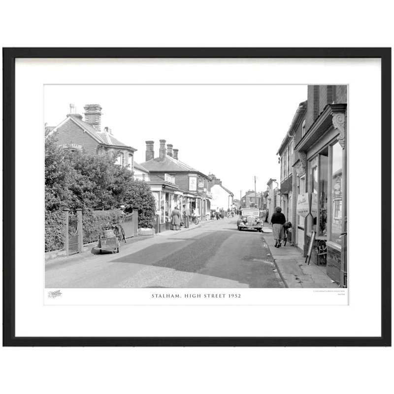 Stalham, High Street 1952 by Francis Frith - Single Picture Frame Print, 40cm H x 50cm W x 2.3cm D