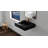 Badeloft 23.6" x 19.6" Stone Resin Wall Mounted Bathroom Sink WT-04-E-MBLK in Matte Black