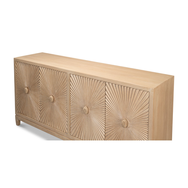 Rayon 76'' W Solid Wood Sideboard