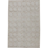 Hand-Knotted High-Quality Ivory Area Rug