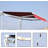 JOVNO 60'' Fabric Cover Retractable Patio Awning-63549648-63612480