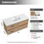 Meuble-lavabo mural simple avec comptoir et lavabos-970381554
