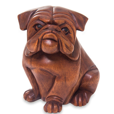 Figurine Deahl Curious Bulldog