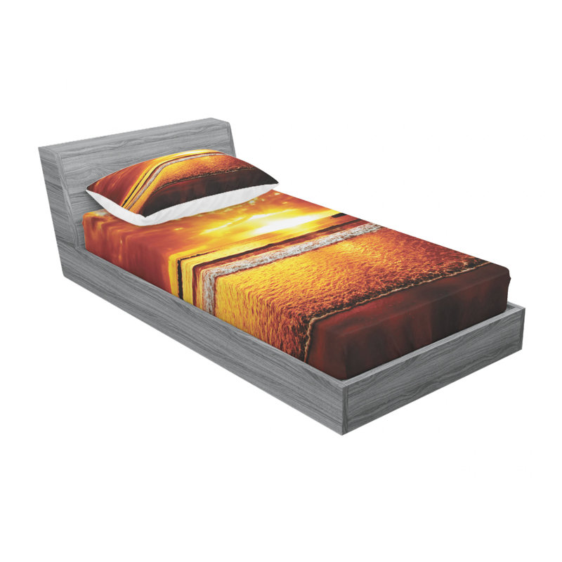 Microfiber Sheet Set, Twin XL Sheet Set with Fitted Sheet