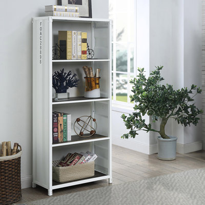 Shant 64.4"H Steel Standard Bookcase