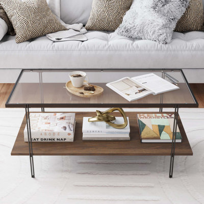 Table basse avec rangement Asher