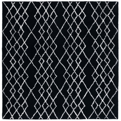 Gilliard Hand Tufted Indian Wool And Cotton With Latex Geometric Rug