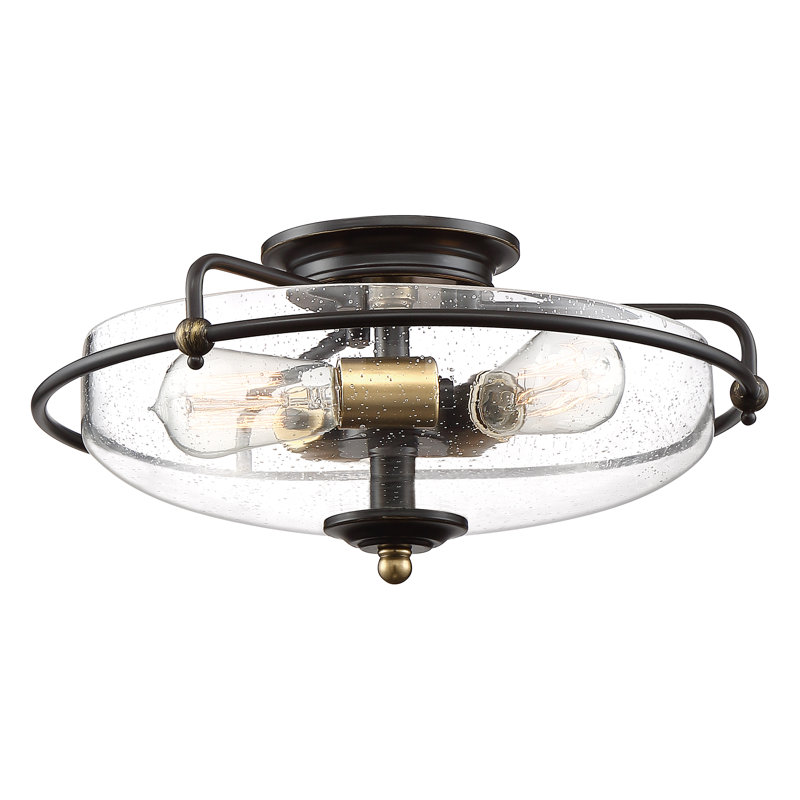 Ampelio Glass Flush Mount