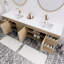 Ensemble de meuble-lavabo double 84 po Tihanna-790747223