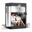 Tente de sauna de maison noire pour 2 personnes avec cuiseur à vapeur 3 L, minuterie intelligente, chaise pliante