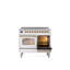 Cuisinière à induction 40 pouces avec 6 éléments à induction ILVE Nostalgie II Series (porte en verre)-1695305319