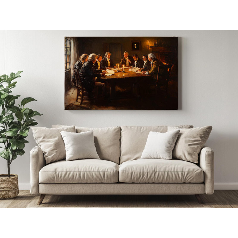 Reproduction d'art sur toile - Déléguée à la main - Décoration murale - Reproduction d'art, H 12 po x l 18 po