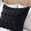 Édredon très grand / très grand - noir, élégant motif en microfibre-118638787-118638793
