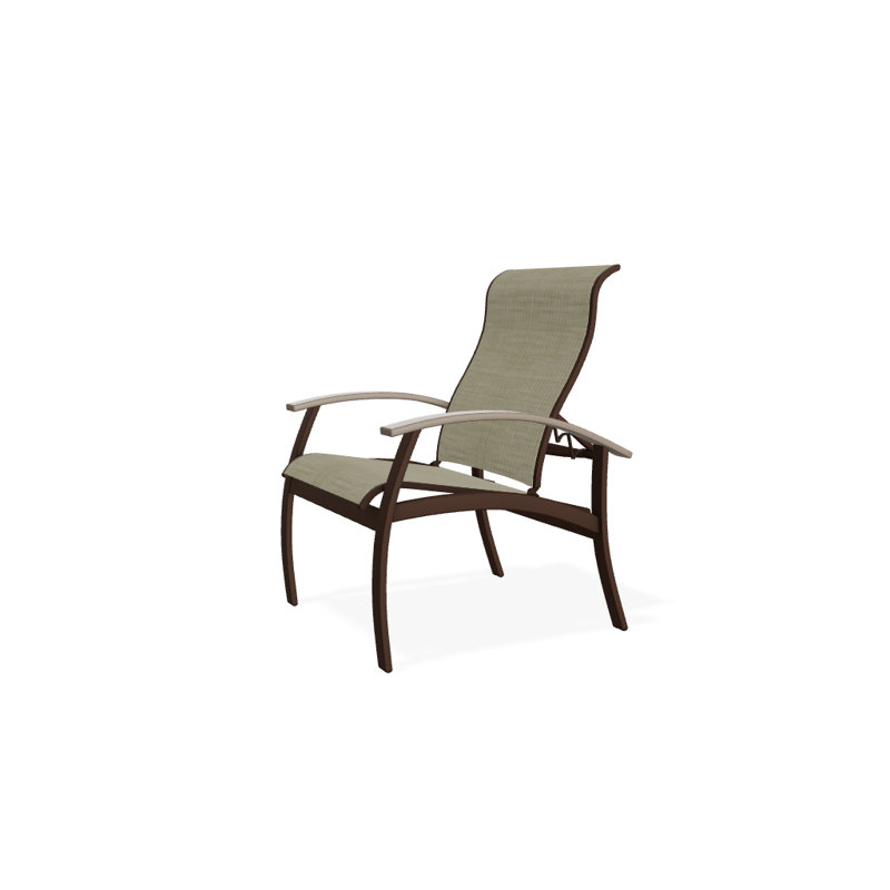 Chaise de patio Askar, Kona texturé, Désert, Bristol taupe Sunbrella®