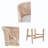Handcrafted Counter Stool 25" H