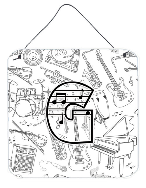 Monogramme « notes musicales », G