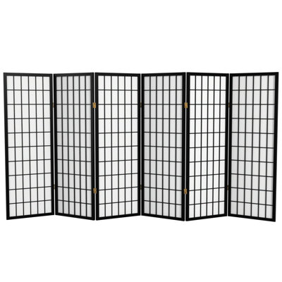 Alex 50.75" H Short Folding Shoji Screen by Mistana