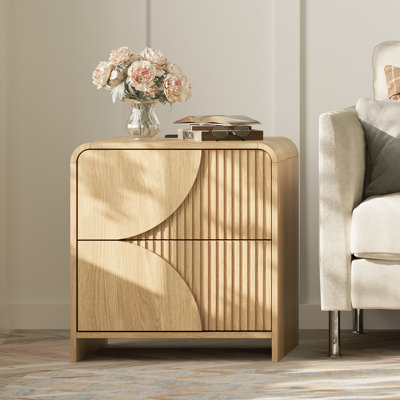 Valerica Nightstand with Charging Station
