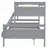 Twin Over Full Bunk Bed With Ladder And Safety Guardrail-1880154600