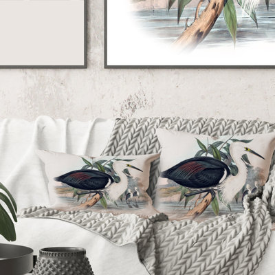 Housse de coussin carré et insert Birds of Australie