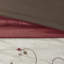 Édredon grand lit rouge 7 pièces - Accents de broderie: édredon, taies décoratives, coussins, jupe de lit-122457504-122457500