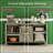 59"Sideboard with Thick Top Buffet Cabinet