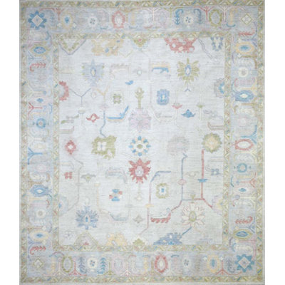 Oushak Collection, Transitional Hand Knotted Wool Moroccan Area Rug