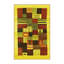 Tapis contemporains jaunes lavables à la machine 321-2084532640