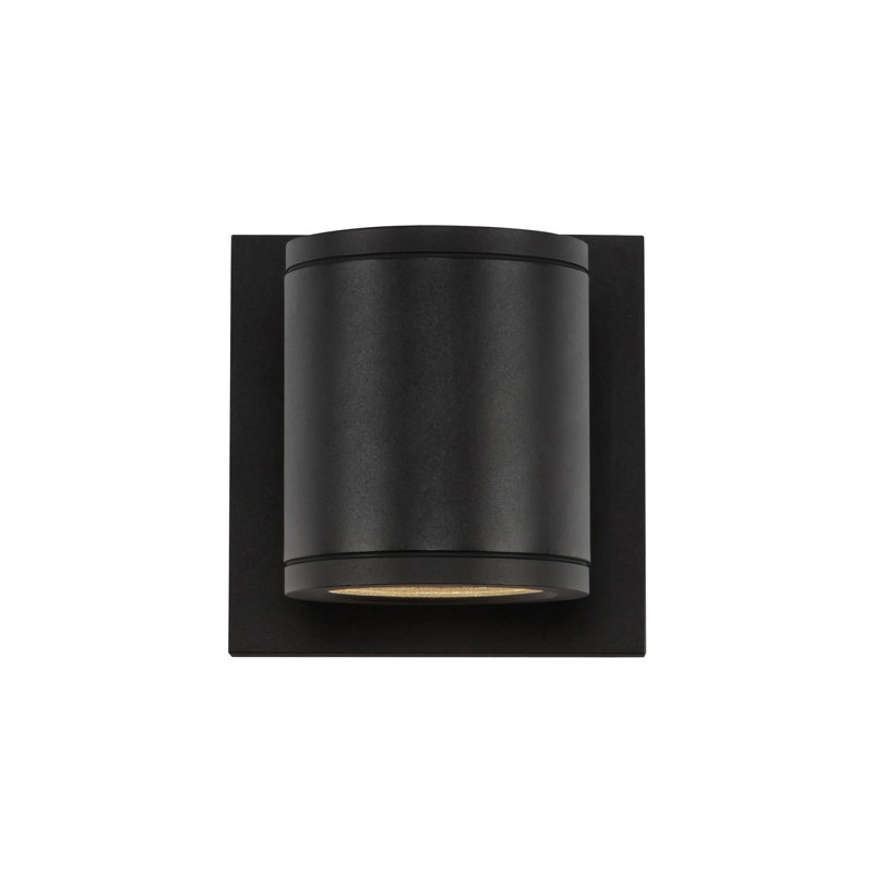 Griffith 1 - Light LED Outdoor Armed Sconce, 4.63" H x 4.63" W x 4.75" D, 8