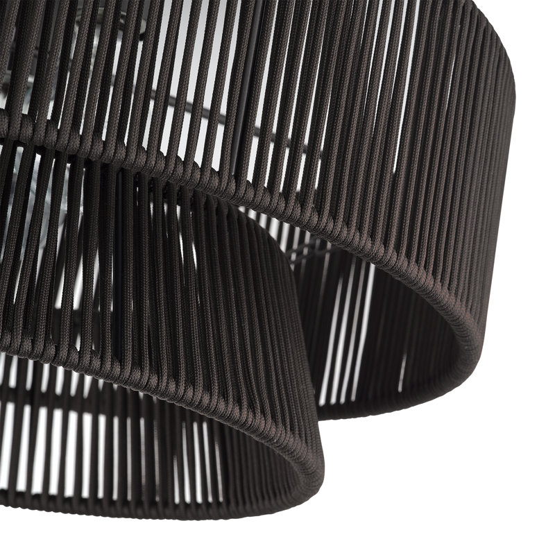 Grande semi-encastrée 3 lumières Colas, Bronze, 10" H x 18" W x 18" D, Brown