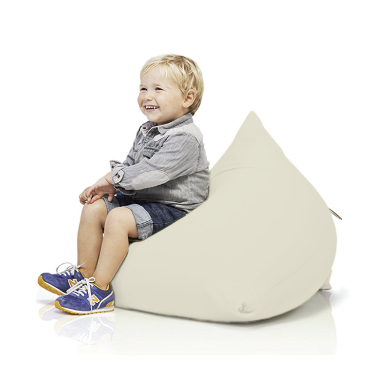 Sydney Refillable Bean Bag Chair, Cream
