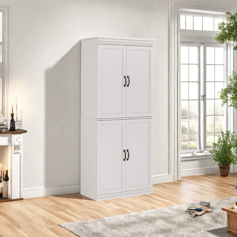 177.8cm Kitchen Pantry, White