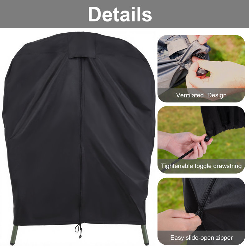 Housse de hamac pour fauteuil à œufs, Noir