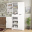 Garde-manger cannelé de 72 pouces avec tablettes réglables-1315619134