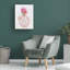 «Pink Bottles 3» par Jean Plout - peinture sur toile tendue-2057892742