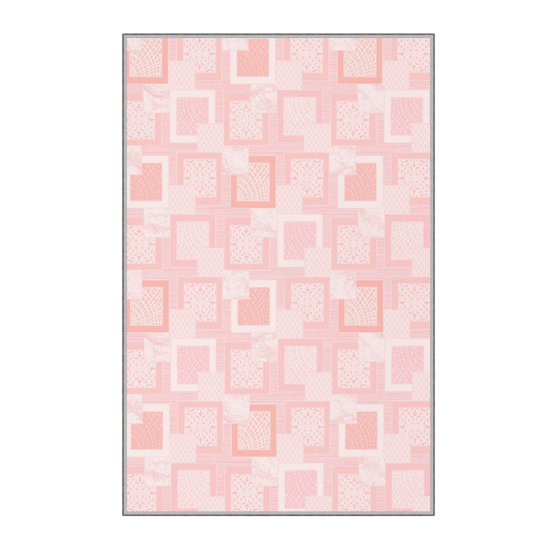 Premium Hall Carpet, 2.6 x 9.8 ft, 100% Polyester, 0.3 in Pile Height | Antibacterial, Non-Slip PVC Felt Dot Underside | Machine Washable, 3D Digital Printing | Durable & Stylish for Home Décor