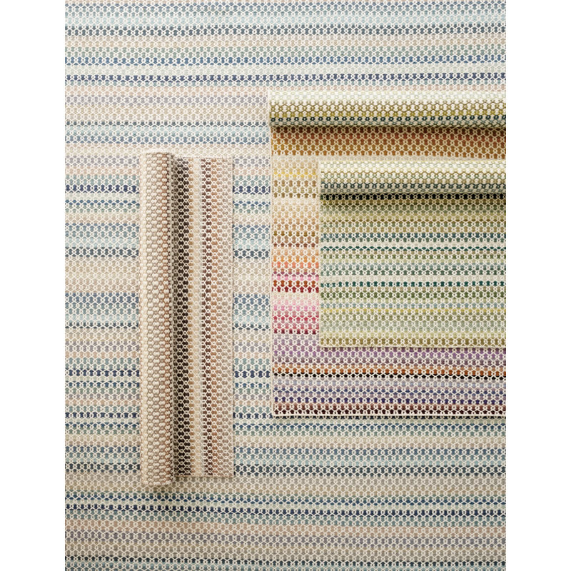 Poppy Geometric Area Rug, Rectangle 2' x 3', Natural/Ivory/Gray