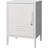Metal Nightstand Modern End Side Table with Adjustable Shelf, Storage Cabinet with Shelf, Easy Assembly for Living Room Bedroom,White