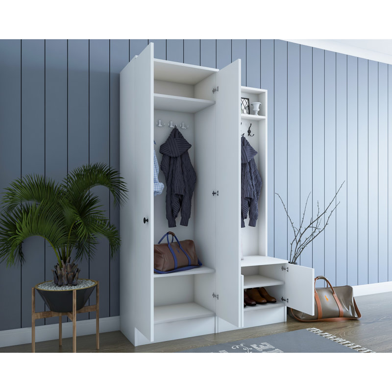 Pollmann Hall Tree with Shoe Storage