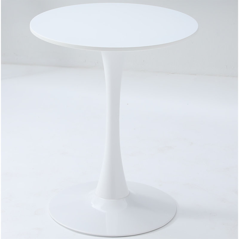 White Round Dining Table
