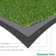Artificial Grass Turf Roll 0.8in Pile Height Customized Sizes