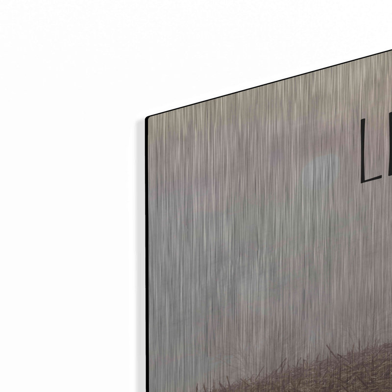 «Life Gets Better with change» par Lori Deiter, art mural en métal, 36 po x 12 po, H 12 po x l 36 po