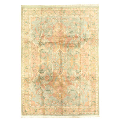 Hand Knotted Indian Agra rug 10'X 14'