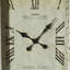 Horloge murale décorative en bois avec porte à charnière