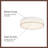 Quara 7-in White dimmable LED Flush Mount-124959421