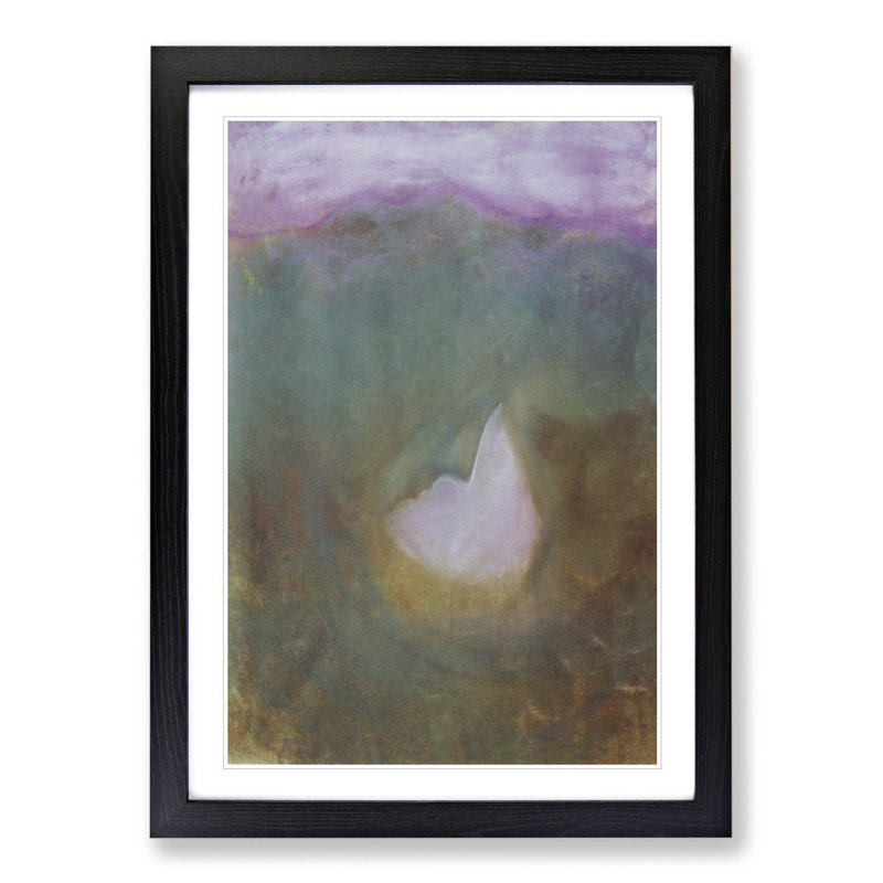 Faces by Mikalojus Konstantinas - Framed Print, 65cm H x 48cm W x 2cm D, Black Framed