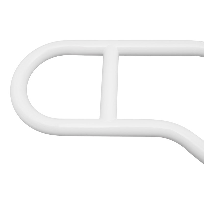 Rampe d'escalier murale en U 21,7 po, Blanc
