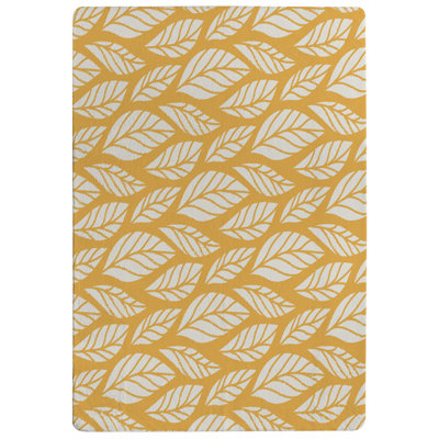 Hyde Rectangle Animal Print and Chevron Shaggy Area Rug