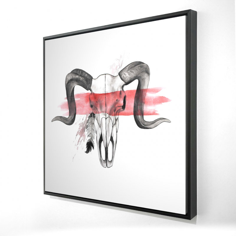 «Aries Skull With Feather»